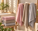 Luxury Coral Velvet Towel Set